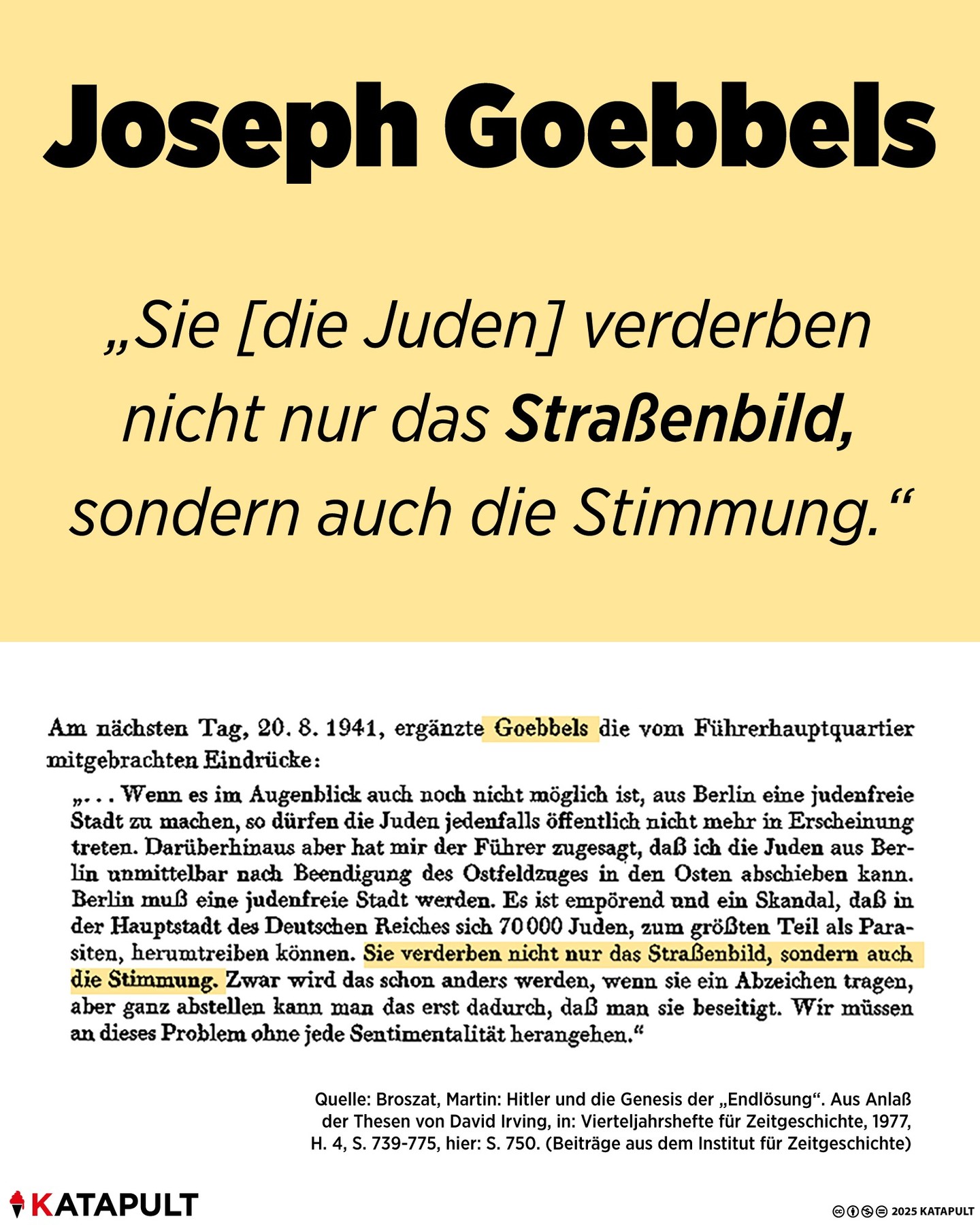 Göbbels-Zitat
